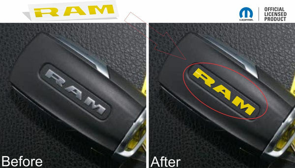 RAM Key Fob Overlay Decal - 2019-2022 Ram