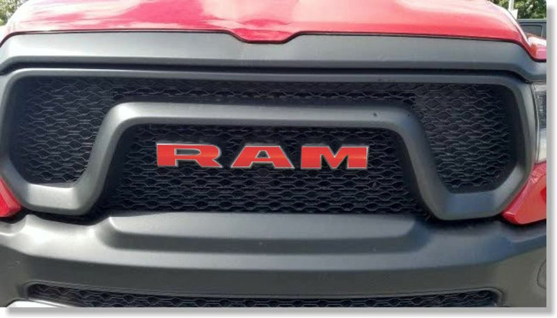 KIT:  REBEL Emblem Overlay Decal Set - 2019 2020 2021 2022 2023 2024 Ram 1500 Rebel