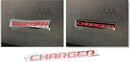CHARGER Dash Plaque Emblem Lettering Overlay Decal   - 15-23 Charger