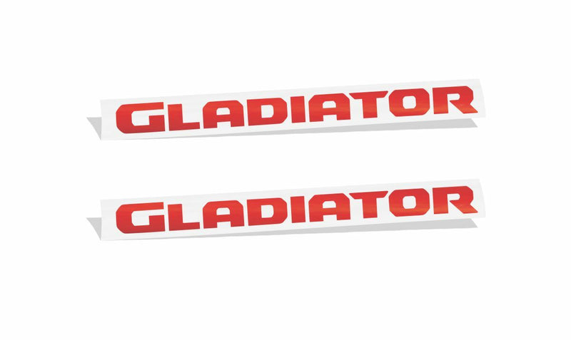GLADIATOR Fender Overlay Decal Stickers  - 2020-2024 Gladiator