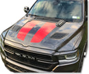 Rally Hood Stripes  - 2019-2024 Ram Rebel & Sport Hood