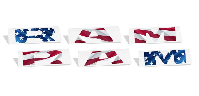 RAM Door Emblem Overlay Decals   - 2019-2024 Ram
