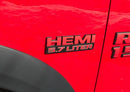HEMI 5.7 LITER Emblem Overlay Decals - 2019-2024 Ram 1500 Classic