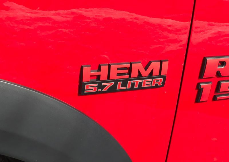 HEMI 5.7 LITER Emblem Overlay Decals - 2013-2018 Ram