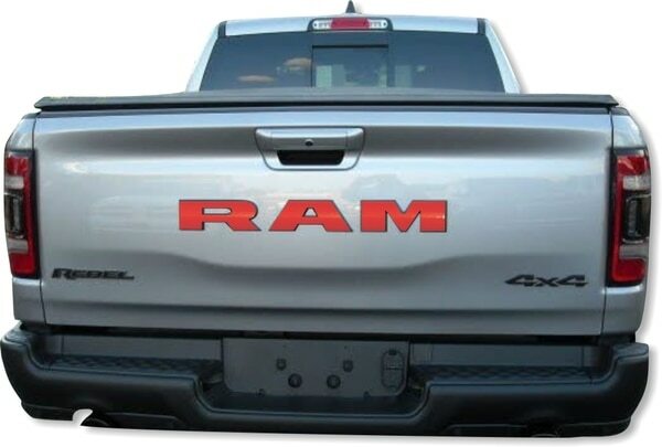 KIT:  REBEL Emblem Overlay Decal Set - 2019 2020 2021 2022 2023 2024 Ram 1500 Rebel