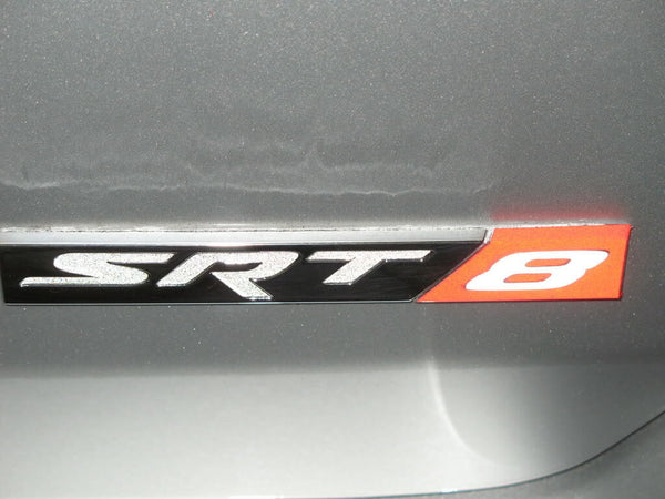 SRT8 Trunk Emblem Overlay Decal  - 2006-2008 Magnum SRT8