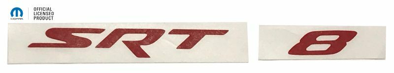 SRT8 Trunk Emblem Overlay Decal  - 05-10 300 C SRT8
