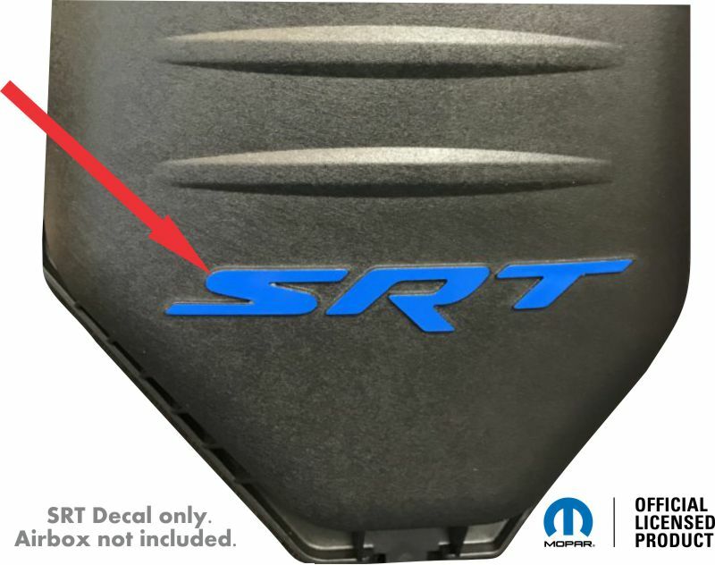 SRT  Airbox Lettering and Stripe Decals  - Challenger SRT Hellcat