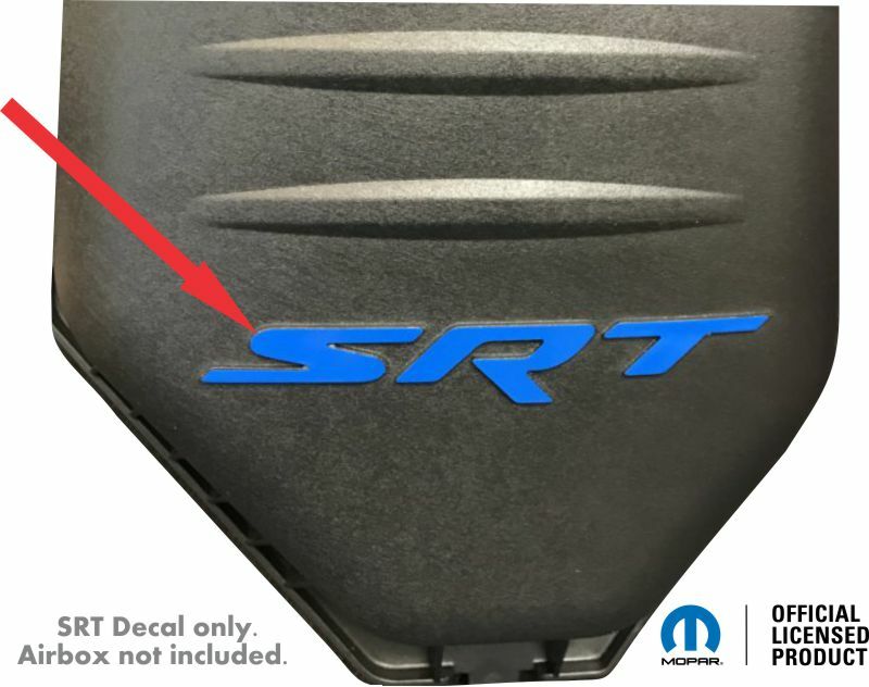 SRT Airbox Lettering and Stripe Decals  - Charger SRT Hellcat