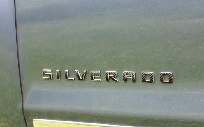 Emblem Overlay Decals (set of 3) - 2014-2018 Silverado
