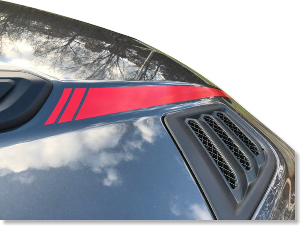 Hood Spear Stripes - 2019-2024 Ram Rebel & Sport Hood