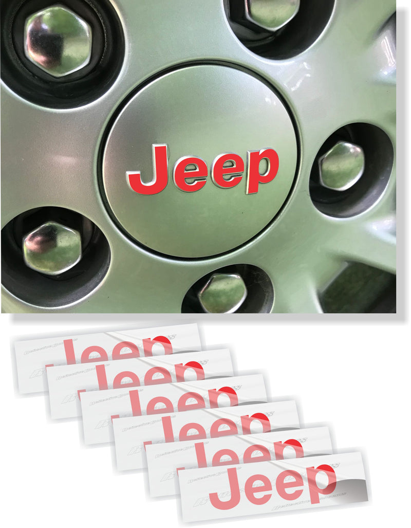 JEEP Center Cap Overlay Decals for Grand Cherokee