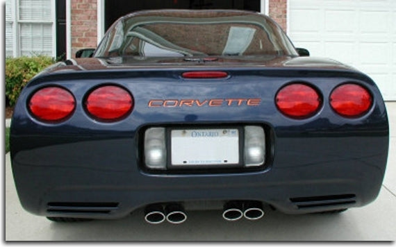 Rear Lettering Inlay Decal - C5 Corvette 97-04