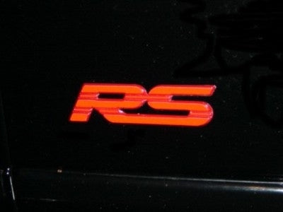 RS Badge Overlays (set of 3) - 93-02 Camaro RS