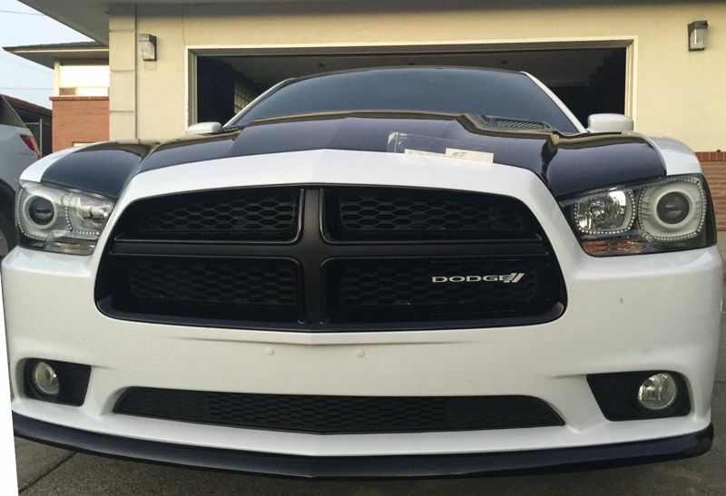 DODGE Grille Emblem Overlay Decal -  2013-2023 Charger