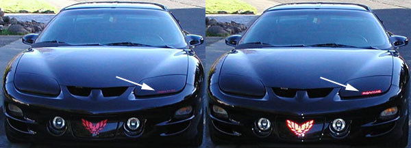 Headlight Overlay Decal - 98-02 Firebird
