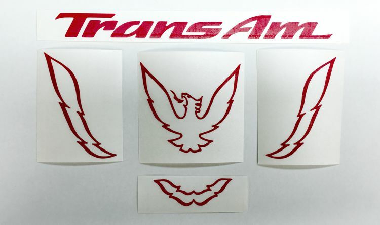 Rear Panel Overlay Decals - 93-02 Trans Am