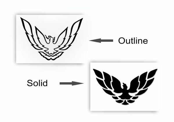 Pillar Decals for Firebird and Trans Am