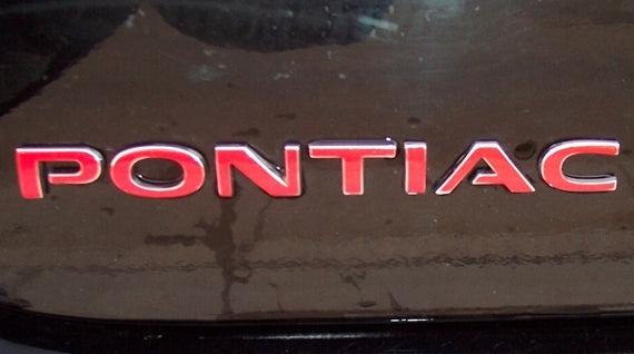 PONTIAC Emblem Overlay Decal - Pontiac G6