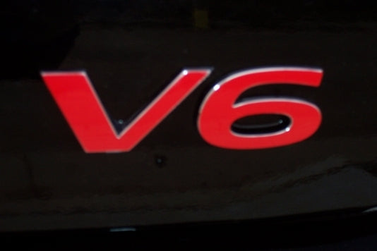 V6 Emblem Overlay Decal - Pontiac G6