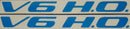 V6 H.O. Badge Overlay Decal - 99-02 Grand Am