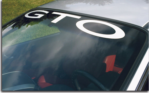 GTO Windshield Banner Decal