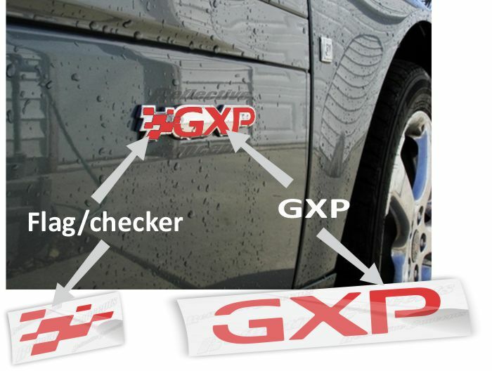 GXP Badge Overlays - 05-08 Grand Prix GXP