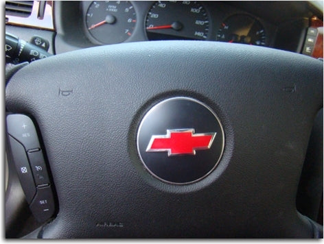 Steering Wheel Bowtie Overlay Decal - 06-13 Impala
