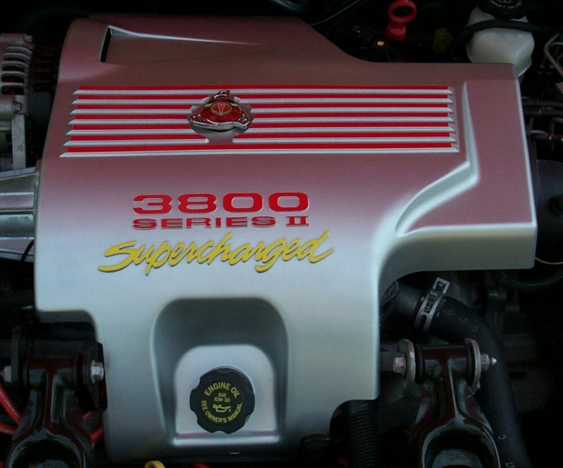 Engine Cover Overlay Decals - 97-03 Grand Prix GTP
