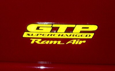 GTP Badge Overlay Decals - 97-03 Grand Prix GTP