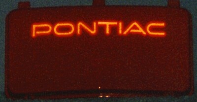 Front Plate Lettering Inlay Decal - 97-03 Grand Prix