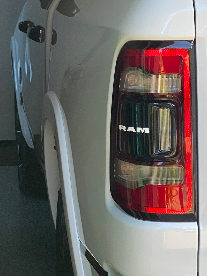 Custom Ram Lettering RAM Tail Light Lettering Overlay Decal 19 20 21 22 23 Ram