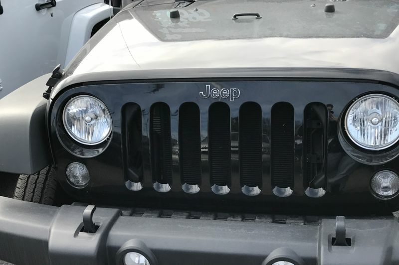 Jeep Grille Emblem Overlay Decal Sticker  - 07-18 Wrangler JK