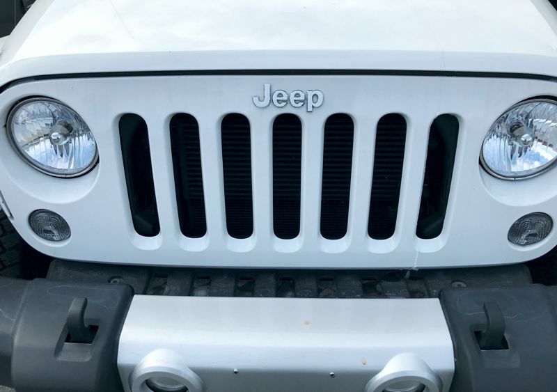 Jeep Grille Emblem Overlay Decal Sticker  - 07-18 Wrangler JK